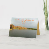 オータムロック最高のフレンド誕生日カード カード (裏面)