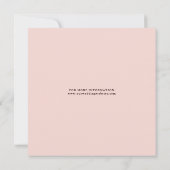 オータムロマンス フラワーリース ウェディングスクエア 招待状 (裏面)