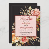 オータムローズの招待状 招待状 (正面/裏面)