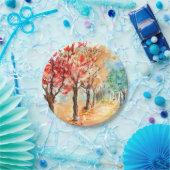 オータムロード紙プレート ペーパープレート (パーティー)