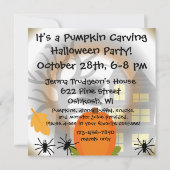 オータムワーウルフハローウィンパーティ招待状 招待状 (裏面)