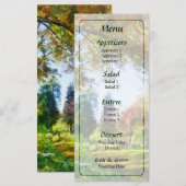 オータムヴィスタ ウェディングメニュー メニュー (正面/裏面)