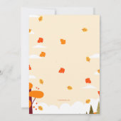 オータム・アット・ザ・ファーム 招待状 (裏面)