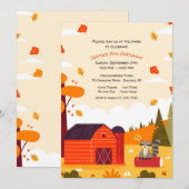 オータム・アット・ザ・ファーム 招待状 (正面/裏面)