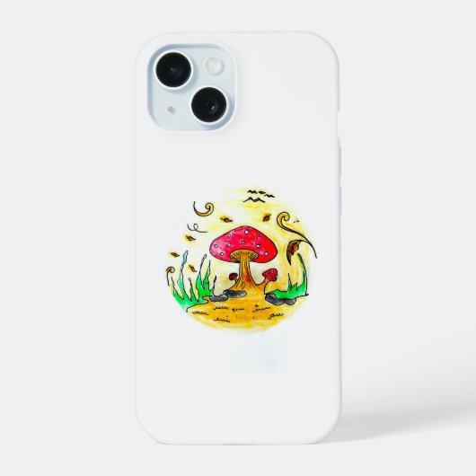 オータム・ウィンド (オータム・ツリー・ハウス・コレクション) iPhone 15ケース (裏面)