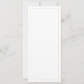 オータム ジェリービーンズ 感謝祭 4x9.25 フラットカード 招待状 (裏面)