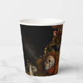 オータム スカル ゴシック エレガンス ウェディング 紙コップ (裏面)