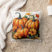 オータム デザイン ピロー (ブランケット)