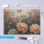 オータム ハロウィン かぼちゃと花のデコパージュ 薄葉紙 (クラフト)