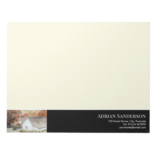 オータム　バターミア　ビレッジ　レイク　ディストリクト　イングランド ノートパッド (正面)