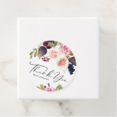 オータム バーガンディ フラワー アンド フィグス サンクス フェイバータグ (インサイチュ)