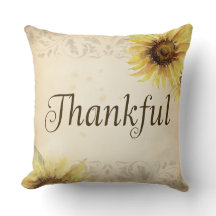 オータム ピロー - 感謝 - スクエア