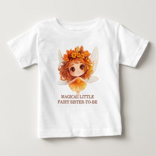 オータム フェアリー ウッドランド ベビーTシャツ (正面)