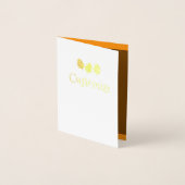 オータム フォイル カード (正面)