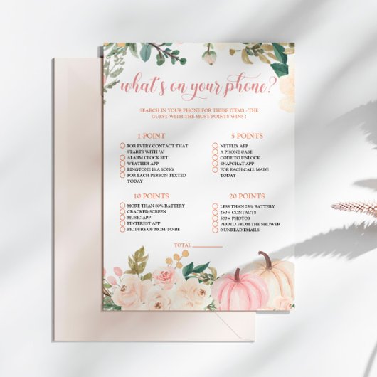 オータム フォール スマホに何が入っている？ ゲームカード 招待状