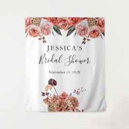 オータム フラワシャワー 背景 フォトブース タペストリー