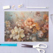 オータム フラワール 感謝祭 ハロウィン デコパージュ 薄葉紙 (クラフト)