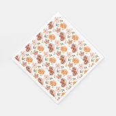 オータム フラワー ナプキン 秋の収穫 ナプキン スタンダードランチョンナプキン (角)