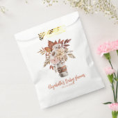 オータム フルール テラコッタ ウェディング フェイバーバッグ (封をした状態)