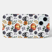 オータム フローラル ハロウィンパターン Case-Mate iPhoneケース (裏面 (横))