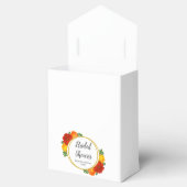 オータム フローラル ブライダル シャワー フェイバーボックス (オープン)