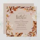 オータム ブライダル ブランチ 招待状 (正面/裏面)