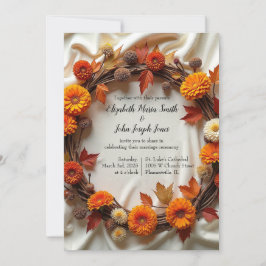 オータム ブライダル リース 招待状