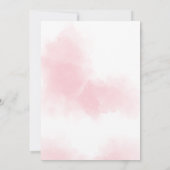 オータム ブラッシュ リトル パンプキン フォール ベイビー シャワー 招待状 (裏面)