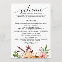 オータム ブリス ウェディング スケジュール - ウェディング ウェルカム