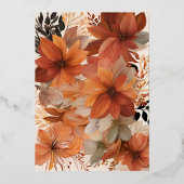 オータム ブリス 箔招待状 (裏面)