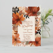 オータム ブリス 箔招待状 (立ち正面)