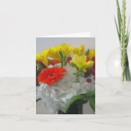 オータム ブーケ カード