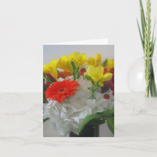 オータム ブーケ カード (正面)