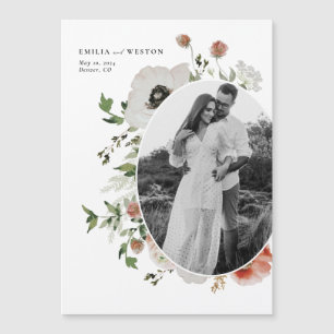 オータム ボヘミアンフォール ウェディング セーブ・ザ・デート マグネット