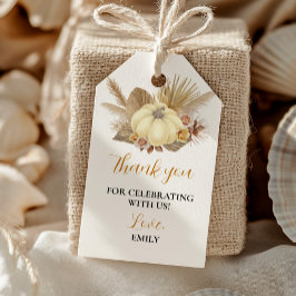 オータム ボーホー パンプキンパーティー サンクス タグ