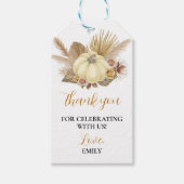 オータム ボーホー パンプキンパーティー サンクス タグ (正面)