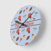 オータム ラウンド壁時計 (傾斜)