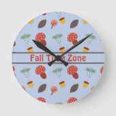 オータム ラウンド壁時計 (正面)