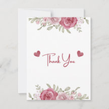 オータム ラスティック バーガンディー カリグラフィー フラット ウェディング サンクス