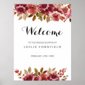 オータム ラスティック ブランシュ & バブル ブライズシャワー ポスター (正面)