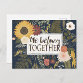 オータム ロマンス IV | ウィー ビロング トゥゲザー ポストカード (正面/裏面)