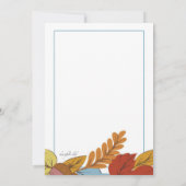 オータム ヴァイブス インビテーション (裏面)