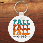 オータム ヴィブス タイポグラフィ スクリプト キーホルダー (裏面)