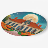 オータム/秋ムーン紙プレート ペーパープレート (アングル)