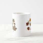 オータム October 水彩画 秋 コーヒーマグカップ (中央)