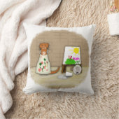 オーターのオリバーが母をギフト枕にする クッション (ブランケット)