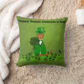 オーター選びシャムロックを選ぶオリバー – 聖パトリック クッション (ブランケット)