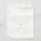 オータ素朴ムサンフラワーズフローラブライダルシャワー 招待状 (裏面)