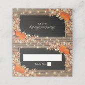 オータ素朴ム秋ウッドバーン結婚ズ プレイスカード (外部開封)