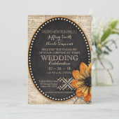 オータ素朴ム秋ハロウィーンバ結婚ーンズ 招待状 (スタンド正面)